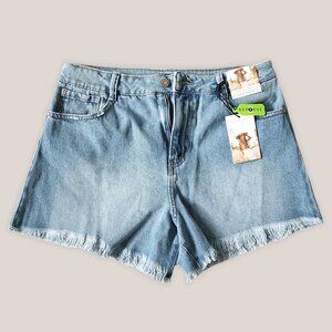 NWT Sincerely Jules Cut Off Denim Jean Shorts | Super High Rise Vintage Babe